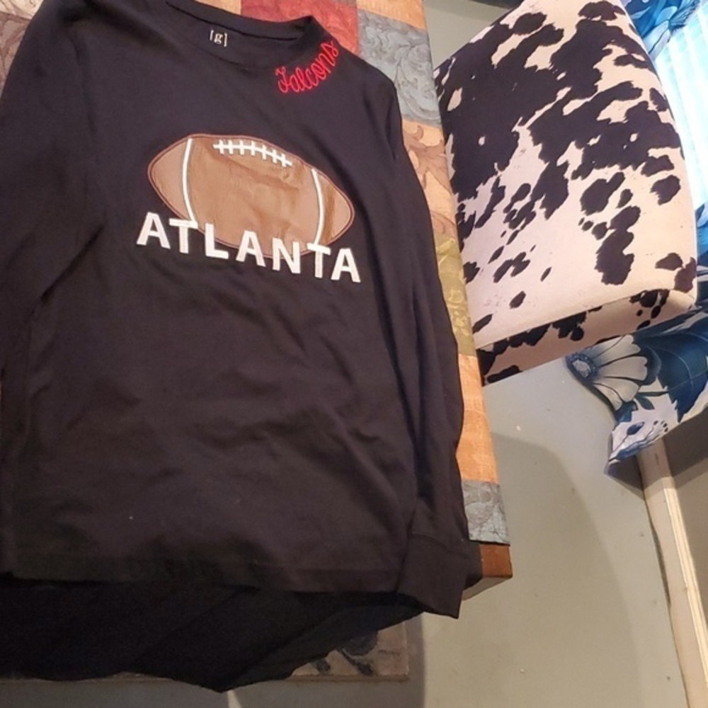 Atlanta Falcons Long Sleeve Shirt Size M